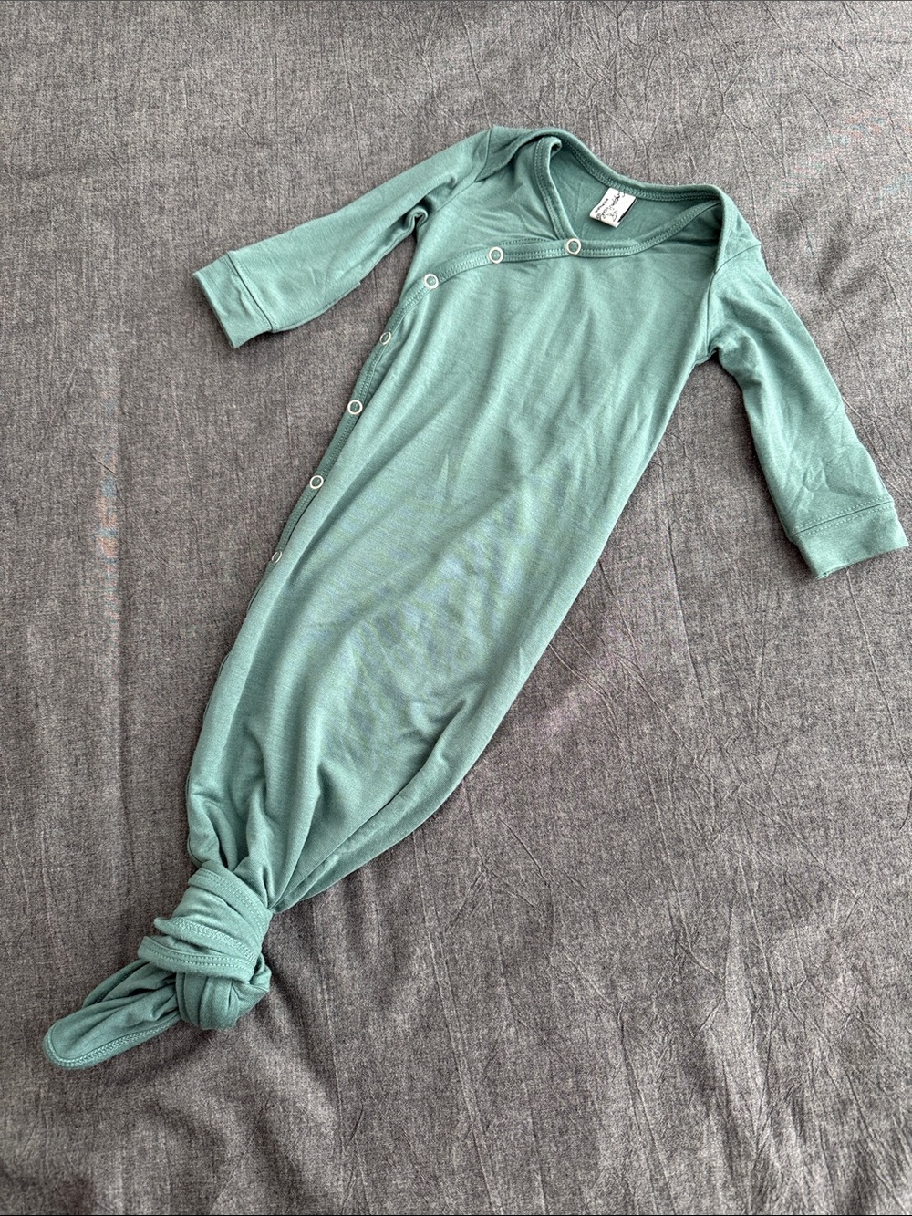 Copper Pearl newborn knotted gown